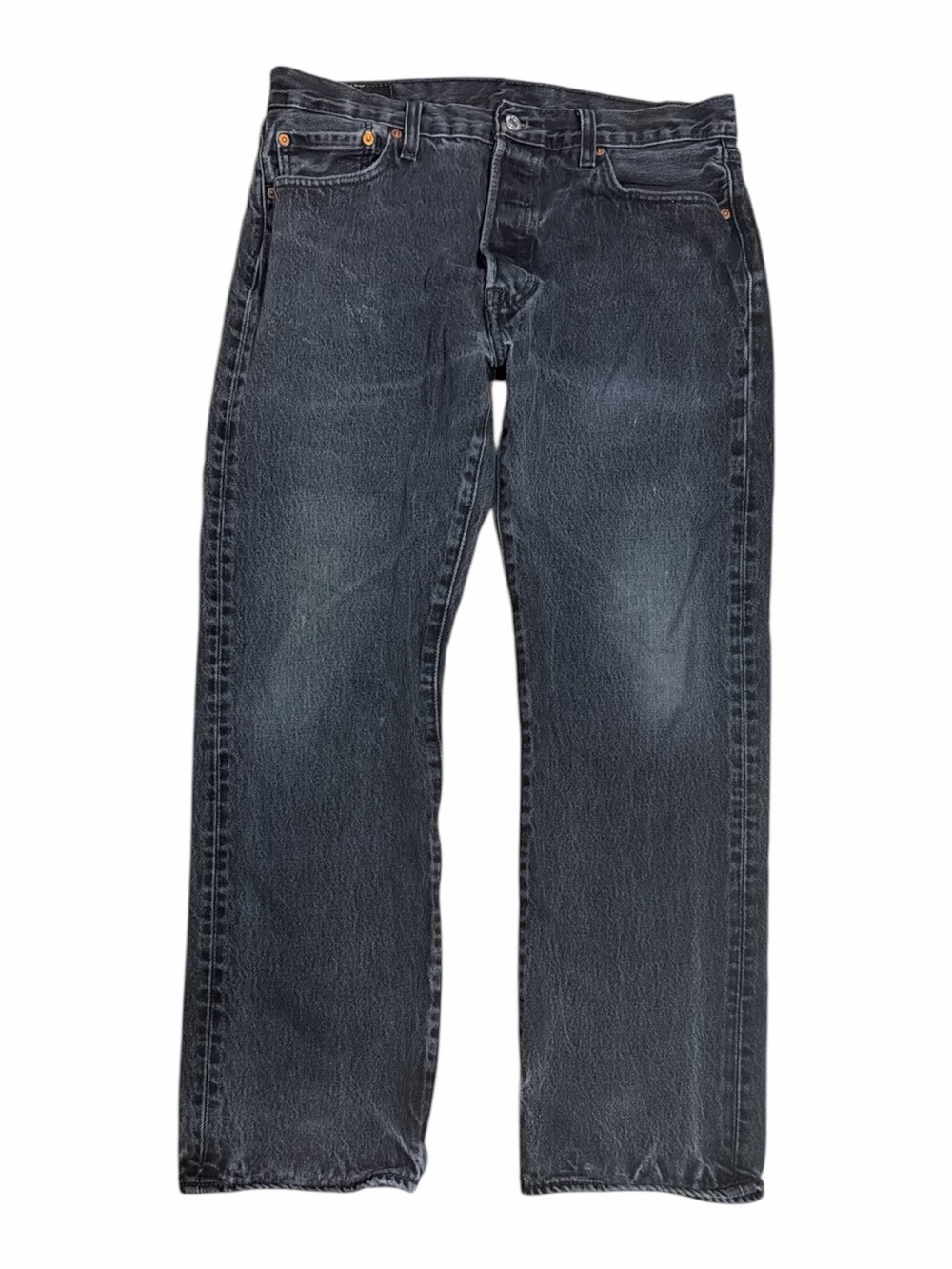 Vintage Wash Levi’s 501 Men’s 34x30 Faded Black Straight Leg Jeans